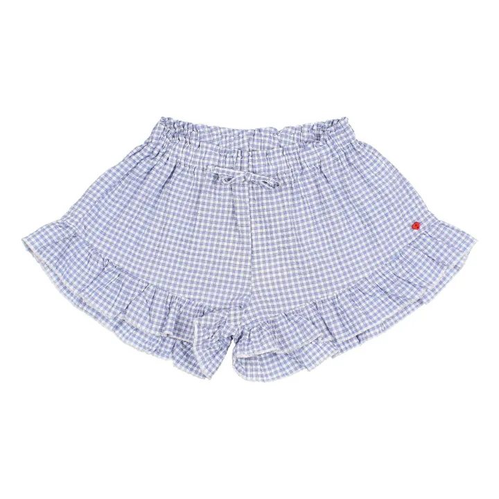 Short Gingham | Indigoblau- Produktbild Nr. 0