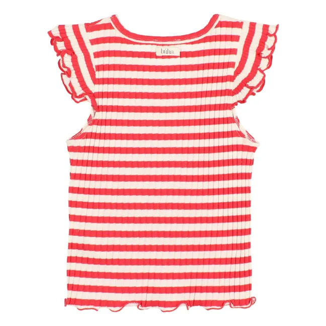 Débardeur Fancy Coton Bio | Rouge vermillon