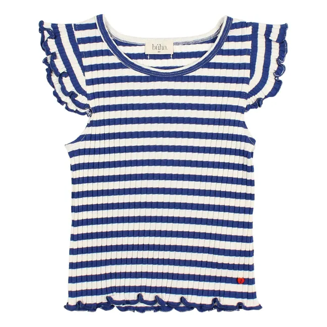 Débardeur Fancy Coton Bio | Bleu indigo