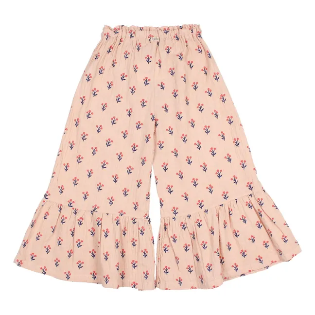 Pantalon Capri Coton Bio | Rose pâle