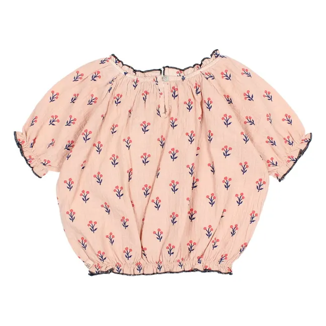 Bluse Capri Coton Bio | Blassrosa