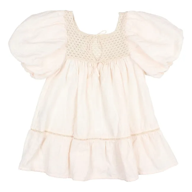 Robe Boho Coton Bio | Ivoire