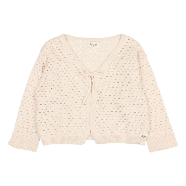 Cardigan Boho Coton Bio | Ivoire