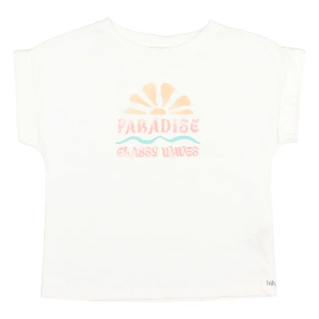T-shirt Paradise Coton Bio | Blanc