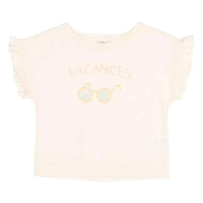 T-shirt Flounces | Ivoire