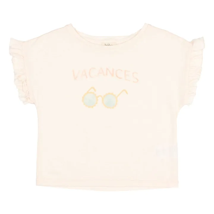 T-shirt Flounces | Ivoire- Image produit n°0