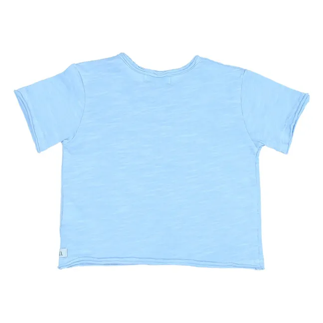 T-Shirt Little Fish Bio-Baumwolle | Hellblau