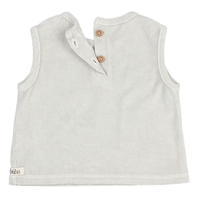 Canotta in spugna Terry  | Grigio chiaro