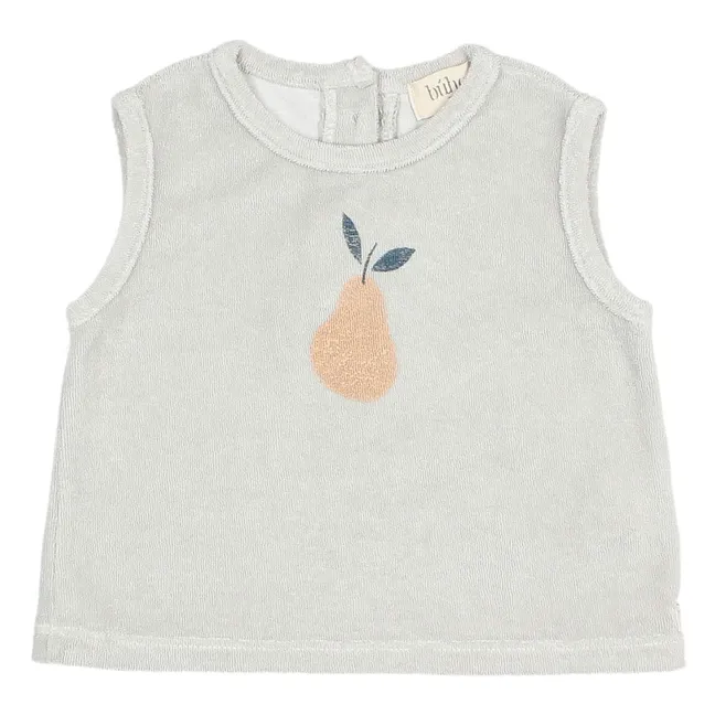 Canotta in spugna Terry  | Grigio chiaro