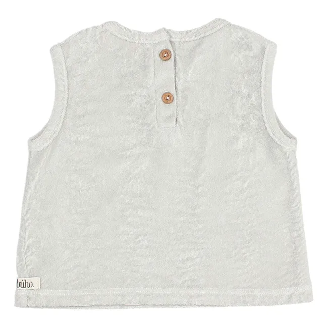 Canotta in spugna Terry  | Grigio chiaro