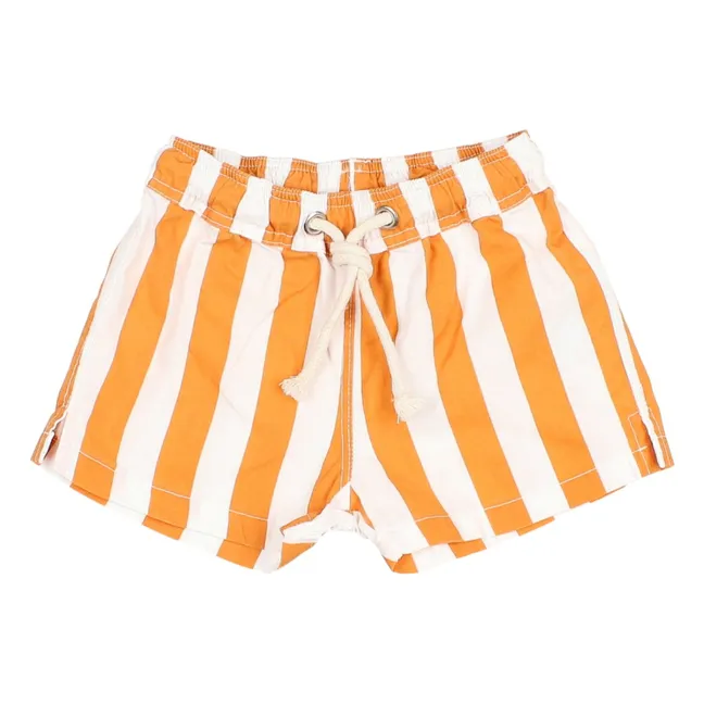 Pantaloncini da bagno a righe in cotone biologico per bambini | Albiccocca