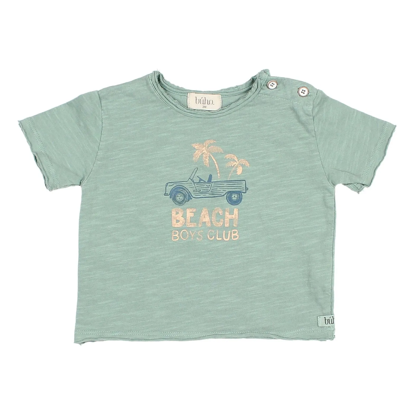 Búho Celadon Beach Bébé Organic Cotton T-Shirt