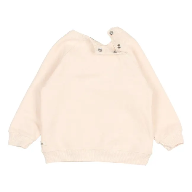 Felpa Wave in cotone organico | Avorio