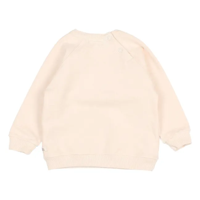 Felpa Wave in cotone organico | Avorio