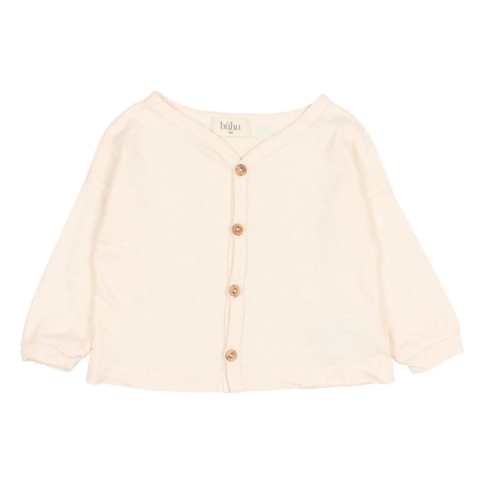 Búho Ivory Linen Cardigan