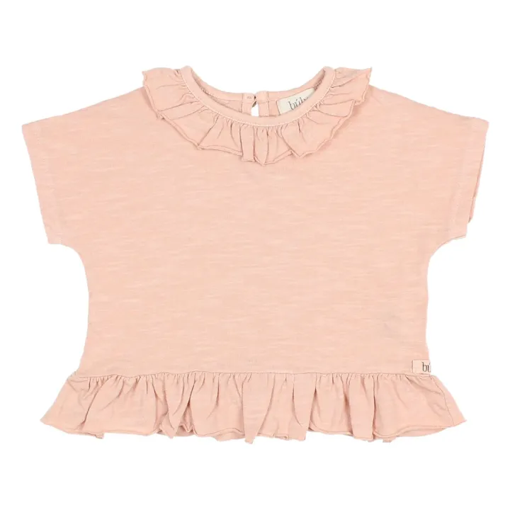 T-shirt Girly Coton Bio | Rose pâle- Image produit n°0