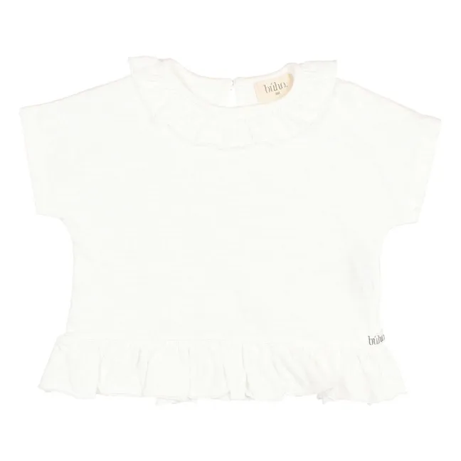 Camiseta Girly de algodón orgánico | Blanco