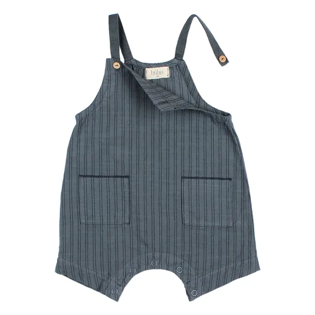 Stripes overalls | Midnight blue