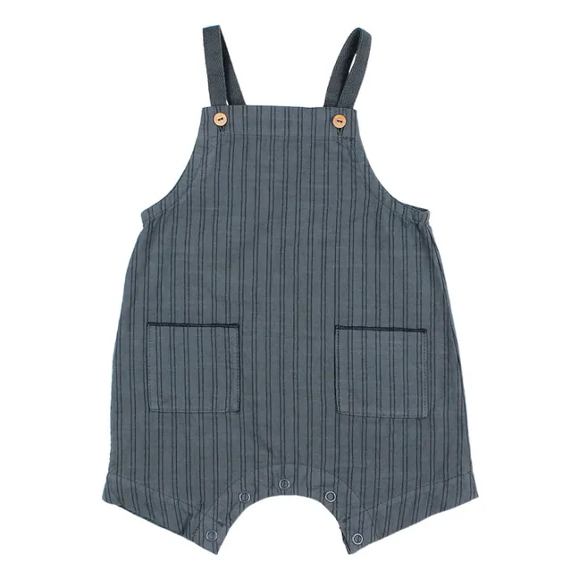 Stripes overalls | Midnight blue