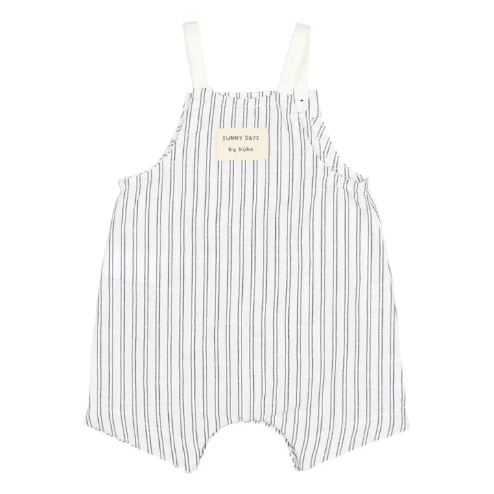 Stripes overalls | White- Product image n°1