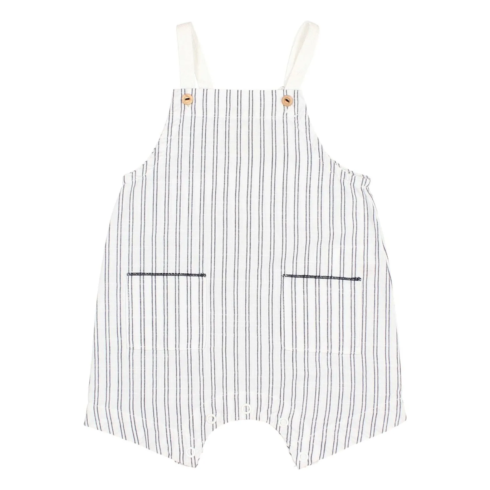 Búho White Stripes Overalls
