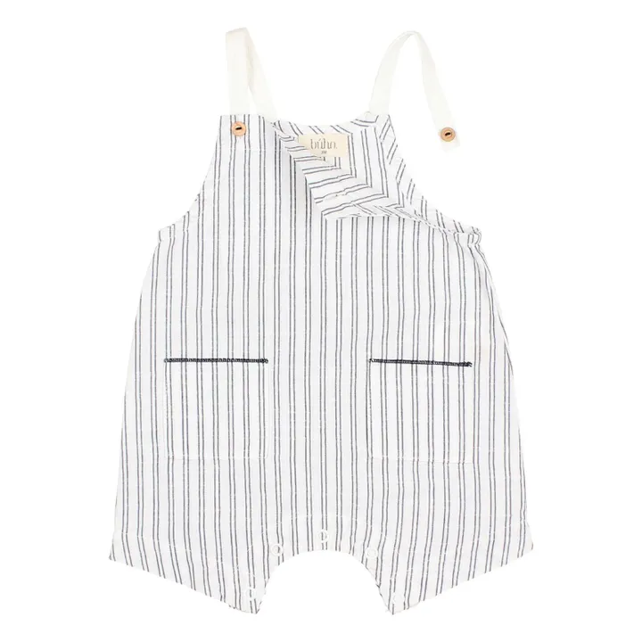 Stripes overalls | White- Product image n°2