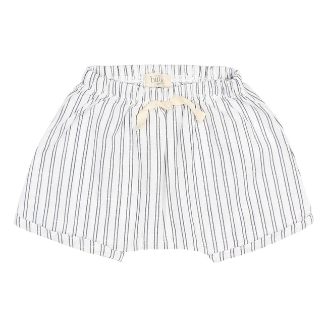 Short Rayures Bébé | Blanc