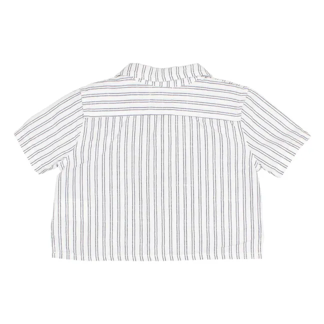 Camiseta de rayas para bebé | Blanco