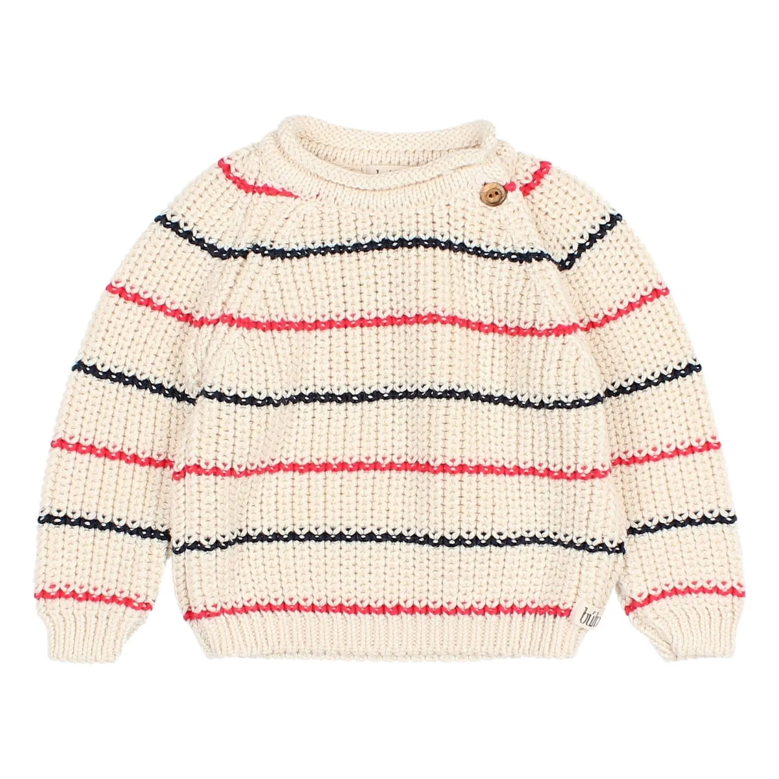 Búho Ecru Marine Baby Organic Cotton Sweater