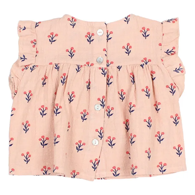 Capri-Bluse Baby Bio-Baumwolle | Blassrosa
