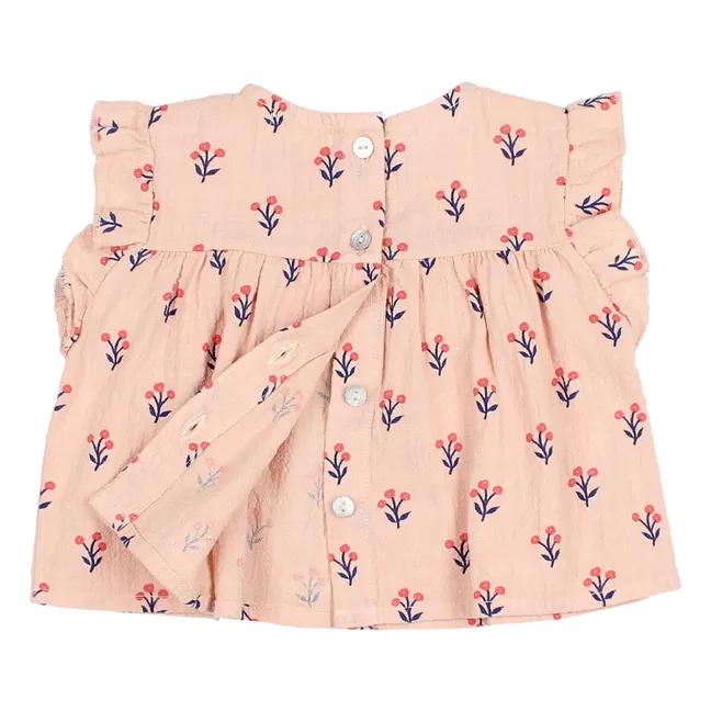 Capri-Bluse Baby Bio-Baumwolle | Blassrosa