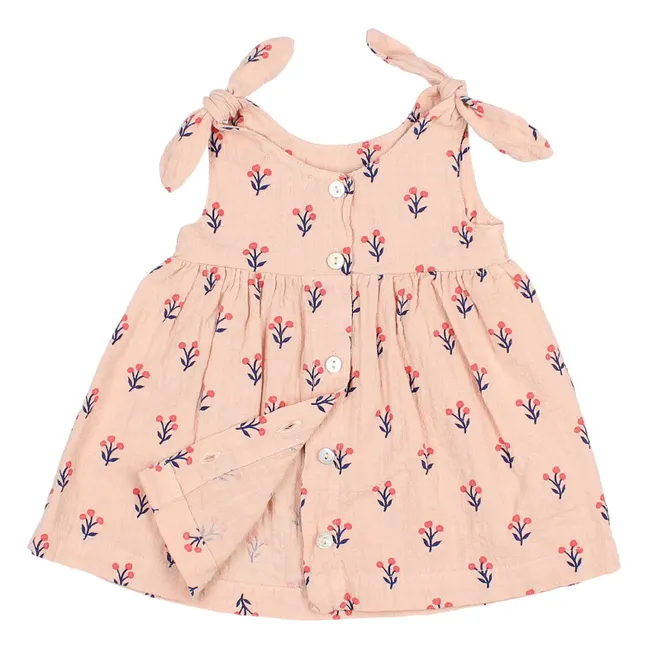 Organic Cotton Baby Capri Dress | Pale Pink