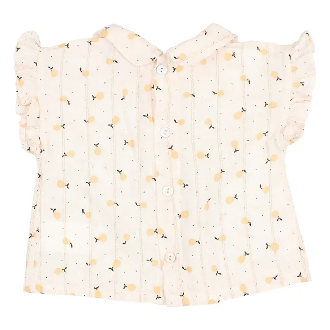 Blusa para bebé Sweet Pears | Marfil