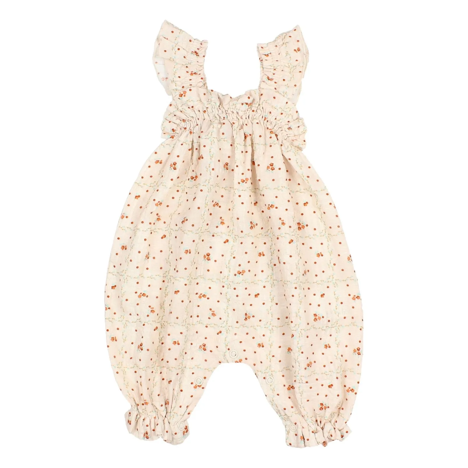 Búho Ecru Garden Bébé Jumpsuit