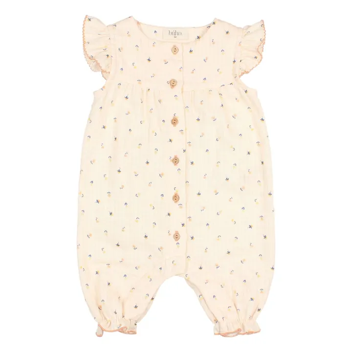 Petite Fleur jumpsuit | Ecru- Product image n°0