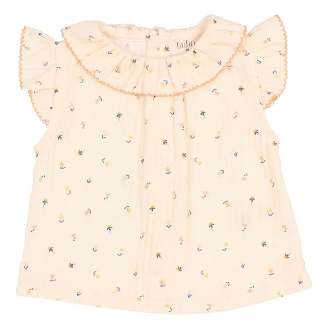 Bluse Petite Fleur | Seidenfarben