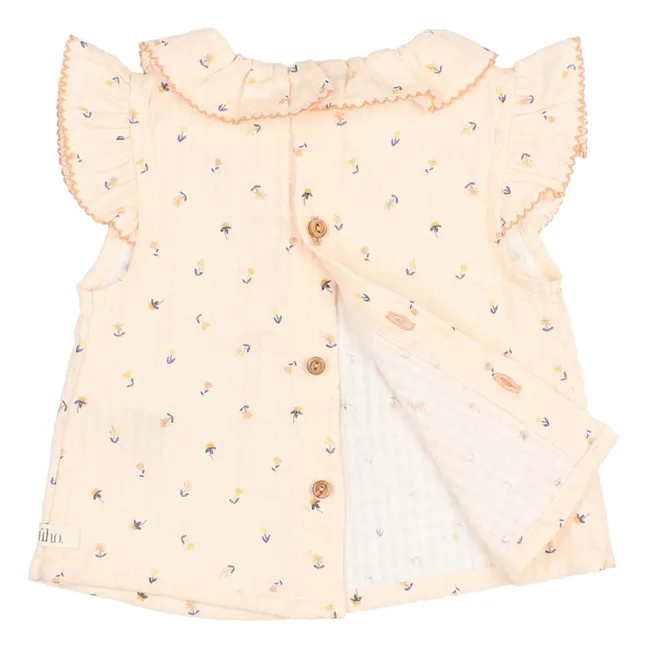 Bluse Petite Fleur | Seidenfarben