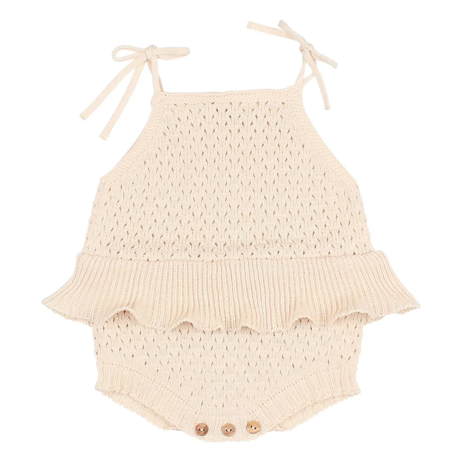 Búho - Barboteuse Bébé Fille Coton Écru 18 mois
