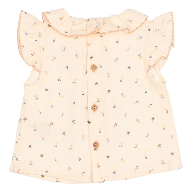 Bluse Petite Fleur | Seidenfarben