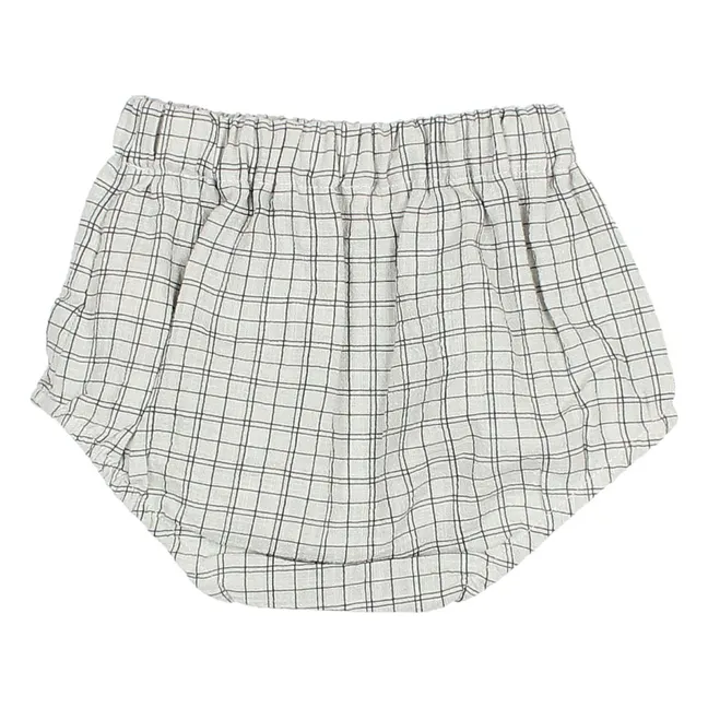 Bloomer Mini Check Bio-Baumwolle | Seidenfarben
