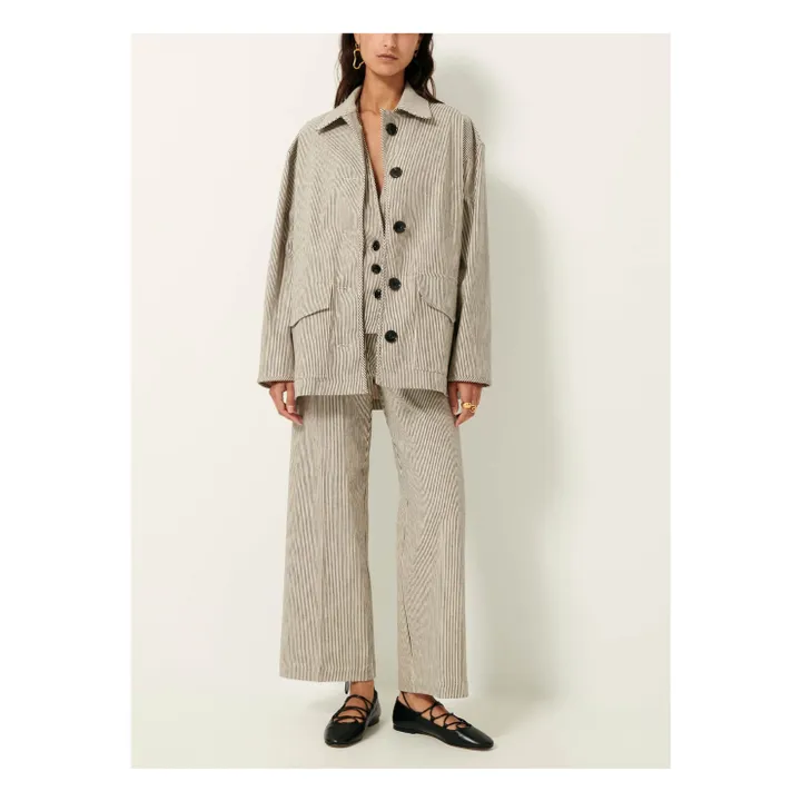 Veste Johello Rayures | Noir- Image produit n°5
