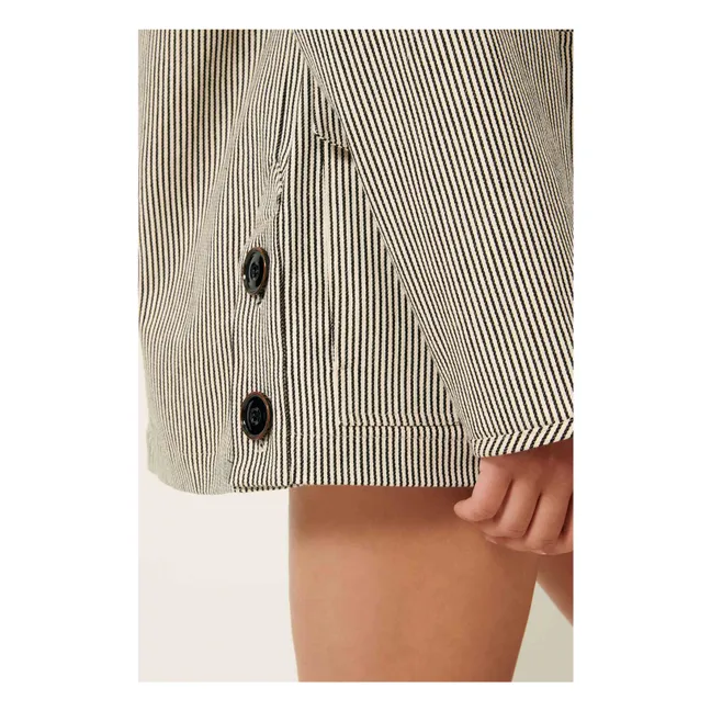 Johello Jacke Streifen | Schwarz