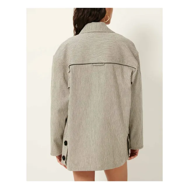 Johello Jacke Streifen | Schwarz