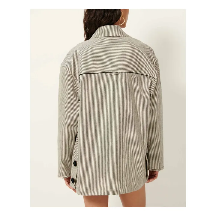Veste Johello Rayures | Noir- Image produit n°2