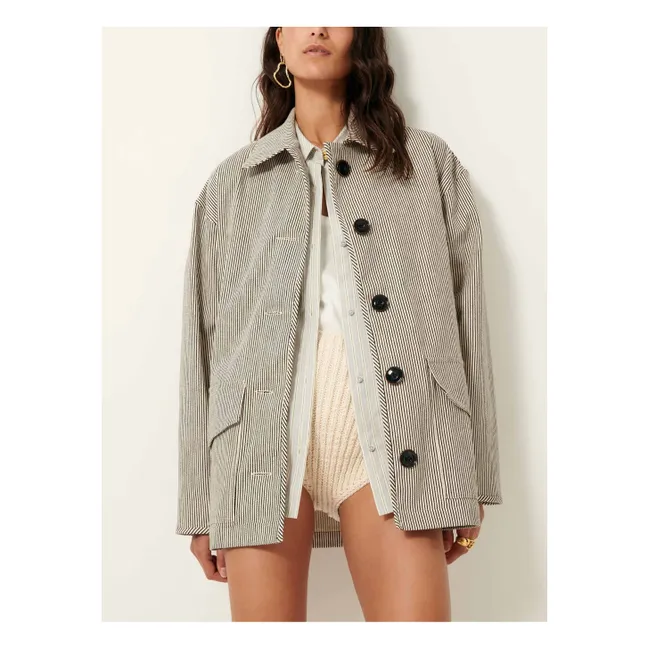 Veste Johello Rayures | Noir