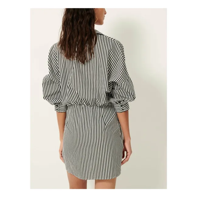Kleid Laurel Streifen | Schwarz