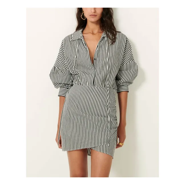 Kleid Laurel Streifen | Schwarz