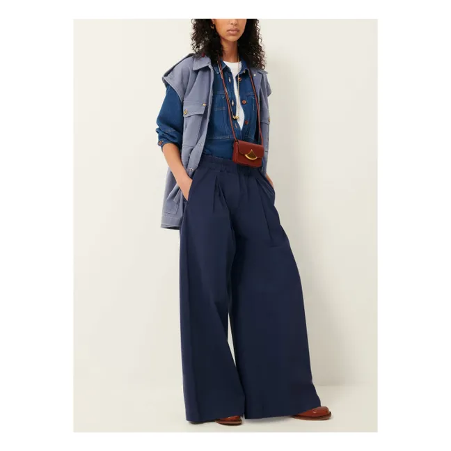 Pantalon Ridye Coton Bio | Bleu marine