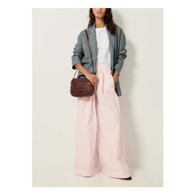 Pantalon Ridye Coton Bio | Rose poudré