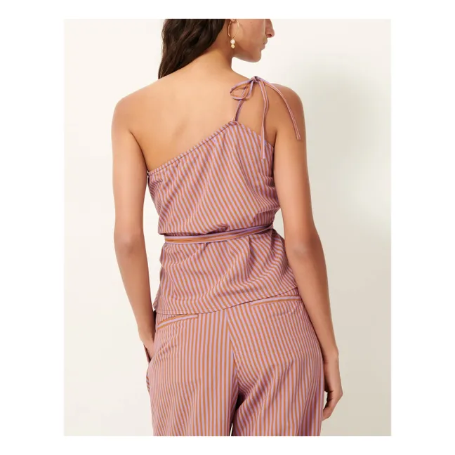 Provencia Pantalones Rayas | Terracotta